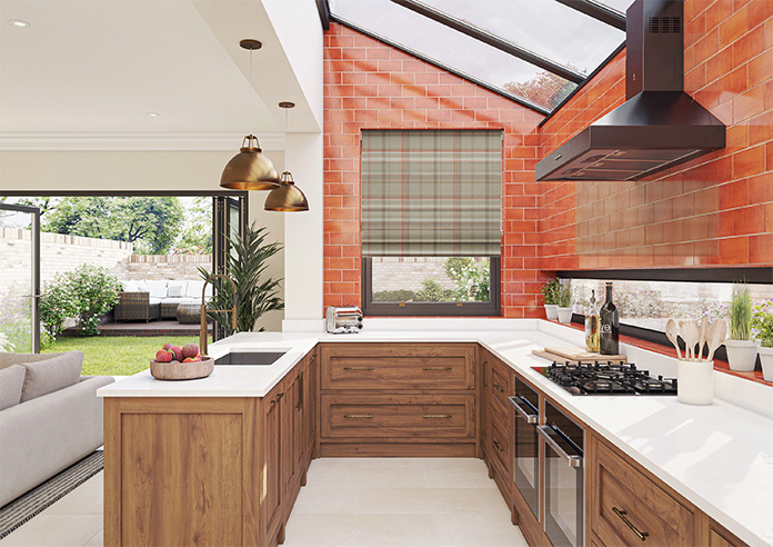 Macrae, Brown Tartan - Twist&Fit Roman Blind - Image 8